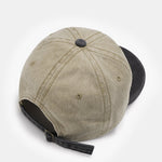 Sewing Slogan Embroidery Washed Baseball Cap