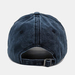 Faith Over Fear Pattern Distressed Washed Baseball Cap