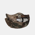 Retro Slogan Embroidery Camouflage Baseball Cap