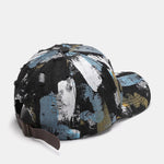 Color Graffiti Cotton Washed Distressed Baseball Cap
