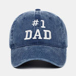 Dad Embroidered Washed Cotton Baseball Cap