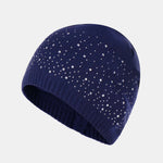 Dual-Sided Sparkling Rhinestone Fashionable Beanie Hat