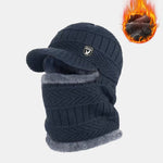 Winter Warm Knitted Pullover Hood With Ear And Neck Protection