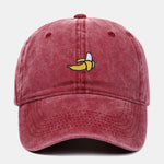 Banana Embroidery Baseball Cap