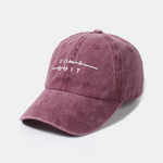 Don't Quit Print Washed Baseball Cap