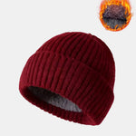 Unisex Warm Thick Windproof Knit Beanie Hat
