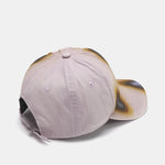 Gradient Pattern Washed Baseball Cap