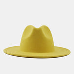 Wide Brim Panama Felt Hat