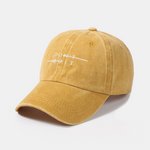 Don't Quit Print Washed Baseball Cap