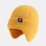 Winter Knit Beanie Hat With Ears Flaps Protection