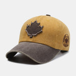 Vintage Maple Leaf Patch Baseball Cap