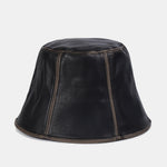 PU Leather Outdoor Fashion Bucket Hat