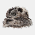 Stylish Fluffy Faux Fur Warm Bucket Hat