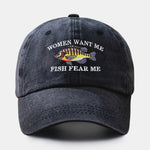 Fun Fishing Embroidery Baseball Cap