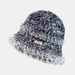 Plush Fleece Bucket Hat - Thick Warm Winter Hat With Elastic Fit