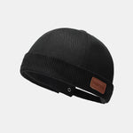 Retro Adjustable Street Style Brimless Docker Beanie Hat