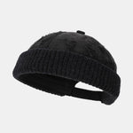 Split Retro Knitted Warm Hat