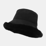 Thick Plush Double-sided Bucket Hat