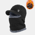 Winter Warm Knitted Pullover Hood With Ear And Neck Protection