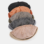 Split Retro Knitted Warm Hat