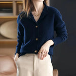 ELARA��� | Luxe Buttoned Sweater