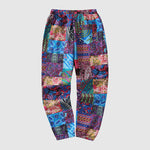 Felix Grant Patchwork Print Drawstring Pants