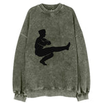 Russian Cossack dancer squat kick - Vintage Sweatshirt