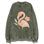 Peach Flamingo - Vintage Sweatshirt