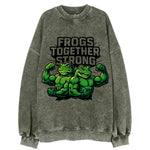 Frogs Together Strong - Vintage Sweatshirt