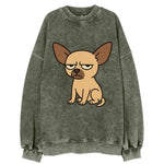 The Chihuahua Judging Silently - Vintage Sweatshirt