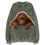 Orangutan  - Vintage Sweatshirt
