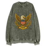 Usa Heritage Eagle Baseball Cap 2 - Vintage Sweatshirt