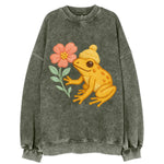 Yellow Dart Frog - Vintage Sweatshirt