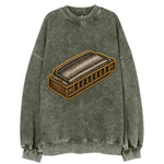 Harmonica  - Vintage Sweatshirt