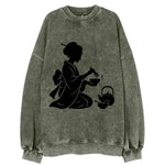 Geisha traditional tea ceremony - Vintage Sweatshirt