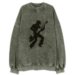 Flamenco guitarist dramatic pose - Vintage Sweatshirt