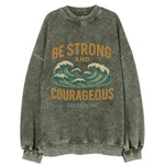 Joshua 1:9 Ocean - Vintage Sweatshirt