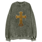 Alpha Omega Cross  - Vintage Sweatshirt