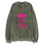 LOOT IS RANDOM | Dice wearing blindfold - Vintage Sweatshirt