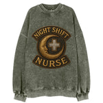 Night Shift Nurse  - Vintage Sweatshirt