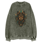 Retro 80s Wolf  - Vintage Sweatshirt