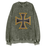 Teutonic Cross  - Vintage Sweatshirt
