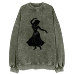 Belly dancer graceful gesture - Vintage Sweatshirt