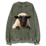 Sheep  - Vintage Sweatshirt