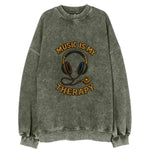 Music Is My Therapy  - Vintage Sweatshirt