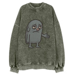 FOLLOWERS ARE GHOSTS | Transparent crowd following nobody - Vintage Sweatshirt