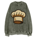Chef Hat  - Vintage Sweatshirt