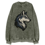Lone Wolf Wanderer  - Vintage Sweatshirt