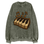 Piano Keys  - Vintage Sweatshirt