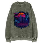 Cyberpunk City - Vintage Sweatshirt